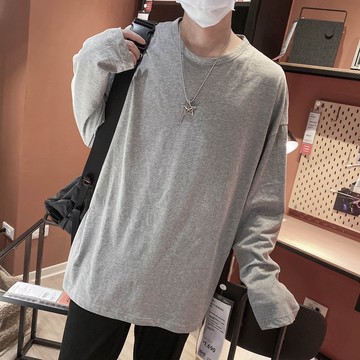 【AMERO】男女款 長袖薄長T 寬大版型 情侶裝