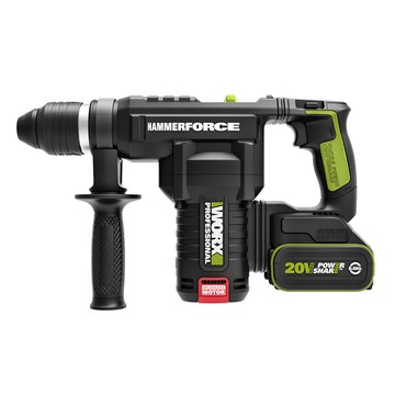 WORX 20V 26mm 鋰電無刷電錘 雙6.0Ah WU399