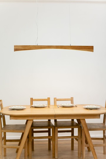 木質吊燈、線性吊燈、獨特懸掛燈、木質吸頂燈