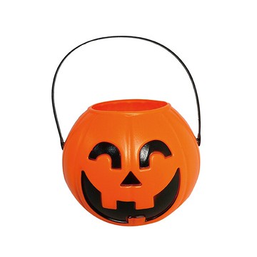 7吋可愛南瓜提籃，萬聖節南瓜糖果籃 南瓜桶 派對用品 表演造型 化妝舞會 萬聖派對 萬聖糖果，X射線【W282030】