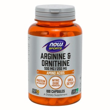 LArginine & Ornithine 100 Caps by Now Foods