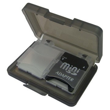 【質感黑】易可4卡1入記憶卡保存盒(2入)