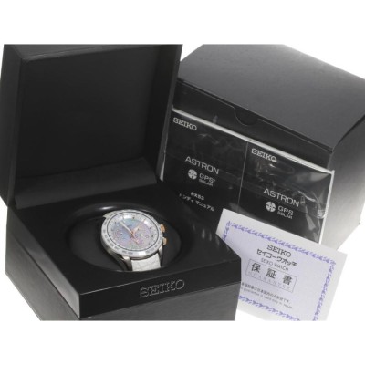 ☆極美品【SEIKO】セイコー アストロン デュアルタイム SBXB063 / 8X53-0AJ0-2 ソーラー電波 メンズ | LINEショッピング