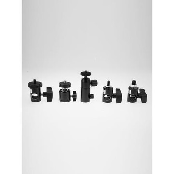 LED燈棒燈座轉接頭燈架轉換頭連接配件攝影器材螺絲1/4 3/8相機三腳架轉換直播燈架頭云臺球形監視器微單相機