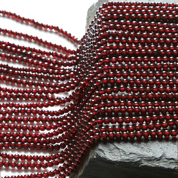 親寶水晶武哥酒紅石榴石手鏈多圈手串女款DIY長鏈 0利特價清倉款