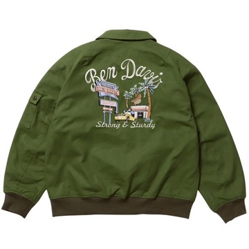BEN DAVIS 25780003-31 COTTON DUCK SOUVENIR JACKET 鴨絨外套 (軍綠色)