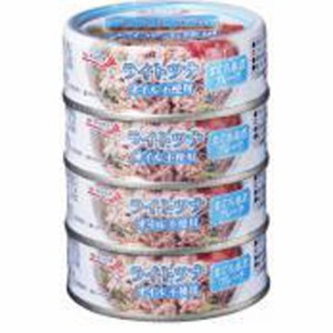 極洋 ライトツナまぐろオイル不使用 ７０ｇ×４Ｐ  ×20