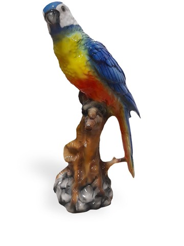 Les-Ottomans - large Parrot porcelain sculpture - unisex - China - One Size - Multicolour