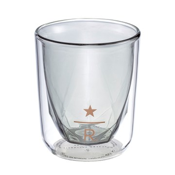 星巴克多角切面典藏雙層玻璃杯