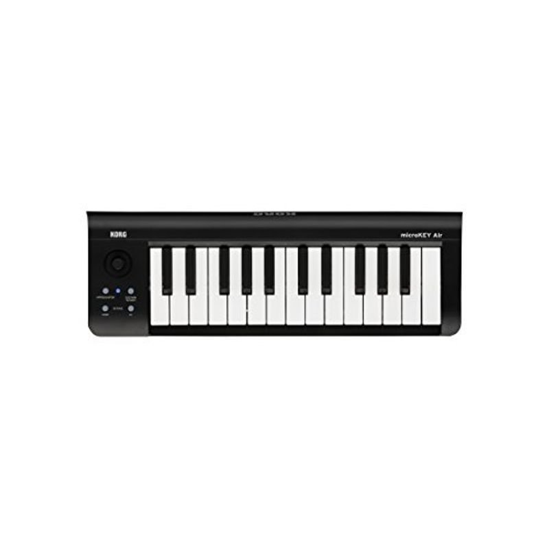 KORG 定番 ワイヤレス MIDIキーボード microKEY Air-25 音楽制作 DTM 省スペースで自宅制作に最適 持ち運び すぐ