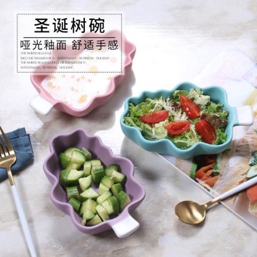 北歐餐具陶瓷異形碗不規則家用帶把可愛碗單個簡約創意個性好看的