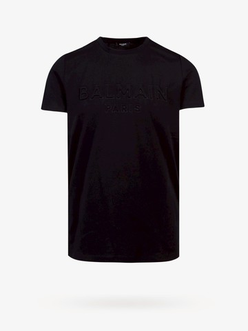 Cotton t-shirt with balmain logo - BALMAIN - gender_Man