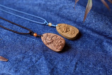 壹染指香品 | 龍鳳信物 婚禮吊墜 | 天然和合香 | 清賞雅玩 愉悅