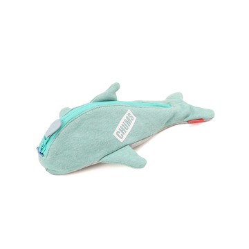 CHUMS Cetacea Zipper Pouch造型收納包 綠色 CH604058M001