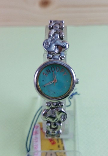 【震撼精品百貨】史奴比Peanuts Snoopy ~鐵製錶帶手錶_綠色