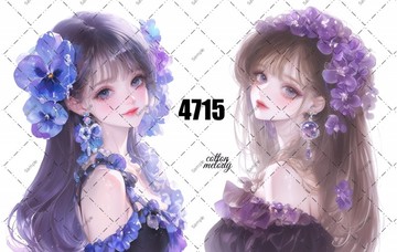 original sticker no.4715 人物貼紙 原創貼紙 原創人物貼紙 裝飾貼紙 cotton melody