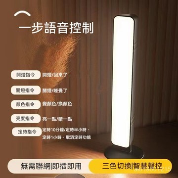 聲控小夜燈 智能語音小夜燈 智能語音檯燈 語音智能燈 USB檯燈 四檔可調聲控 日光燈 床頭燈 led小夜燈 感應夜