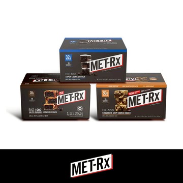 [美國 MET-Rx] 美瑞克斯 超級蛋白能量棒 BIG100 Protein Bar 代餐棒 蛋白棒 能量棒 盒裝