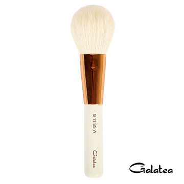 【Galatea葛拉蒂】 金顏短柄系列 光峰白羊毛腮紅蜜粉刷G11SSW