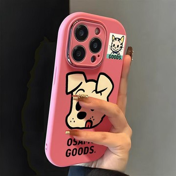 原田治狗狗適用蘋果17手機殼精孔IPHONE16保護套15/14新13/12/11