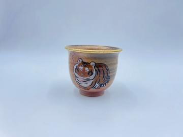 柴燒手繪主人杯