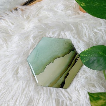 禮物 居家生活 送禮 手工杯墊 獨一無二/酒精墨水藝術