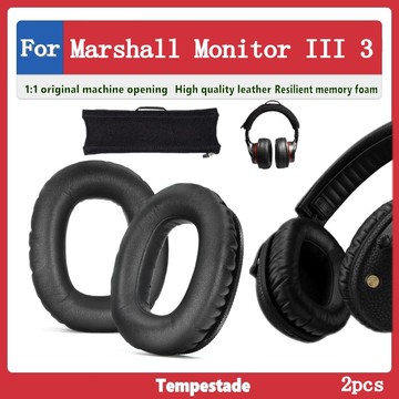 for Marshall Monitor III 3 耳罩 耳機套 耳墊 耳套 替換耳墊 頭梁墊