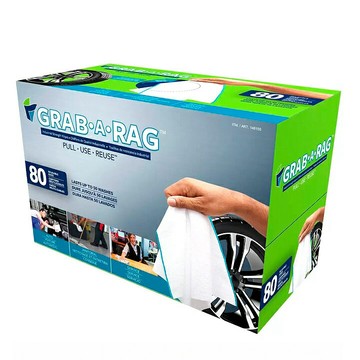 [COSCO代購6] C148155 GRAB-A-RAG 超細纖維拭布 每盒 80 抽