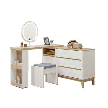 obis 洛蒂4.46~7.59尺伸縮鏡台(含椅)