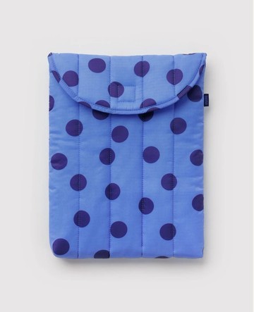 BAGGU 電腦平板保護套 13寸 - Blue Polka Dot