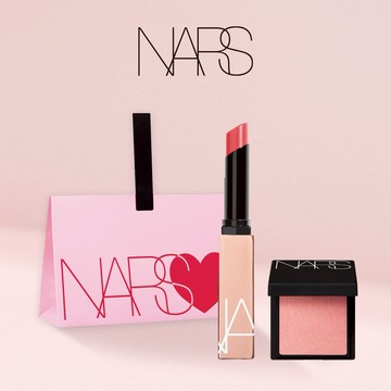 預購| 情人節浪漫色選💗【NARS】水光唇膏1+1組(贈迷你腮紅)🌹超心動莓果甜粉