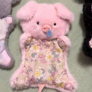 手工diy diy禮物 情侶禮物 diy手工禮物安撫玩偶小豬小鼠diy材料包娃娃治癒安撫助眠手帕娃娃 手作材料包情侶