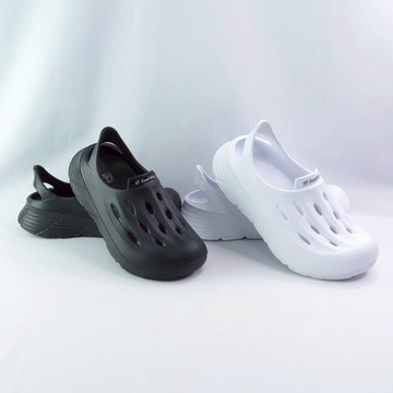 LOTTO LT6AWS52- 女款 PUFFS 輕量洞洞鞋 涼鞋 EVA一體成形【iSport愛運動】