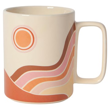 Now Designs Danica 方柄馬克杯 375ml 石陶器  光輝  1個