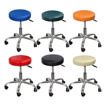 M&M彩虹鐵腳工作椅/美容椅/休閒椅/美髮椅 6色【LOGIS邏爵】【DIY-A365】