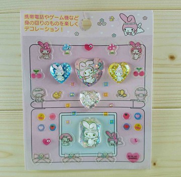 【震撼精品百貨】My Melody 美樂蒂 貼紙-遊戲心 震撼日式精品百貨