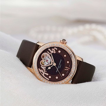 CONSTANT 康斯登 Ladies 鑽石心跳鏤空機械女錶 新年開運 送禮推薦 FC-310CSQ2PD4