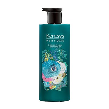 KERASYS 香氛洗髮精 知性麝香 持久花香 天使光澤 修護乾燥 添加玫瑰果油 滋養保濕  600ml  1瓶