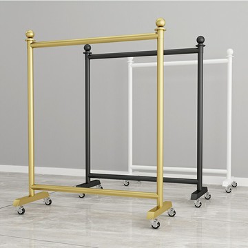 晾衣架落地臥室掛衣單桿摺疊簡易陽臺家用涼曬衣帽架移動帶輪子 簡易衣帽架 升級版掛衣架 曬衣架 曬衣桿 晾衣架 衣架