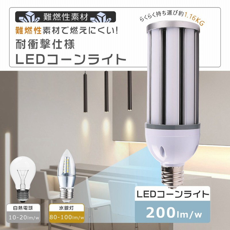 コーン型LEDランプ 400W水銀灯相当 LEDコーン型水銀灯 HF400X