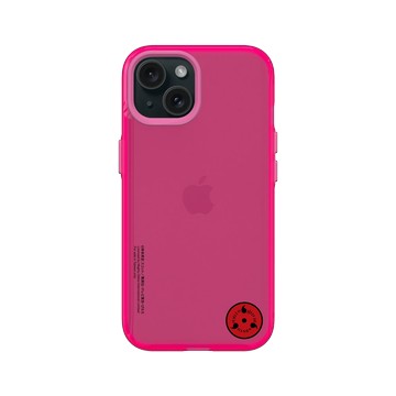 iPhone 15 Clear 粉漾桃 - 火影忍者 Naruto - LOGO系列-寫輪眼