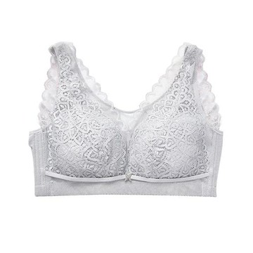 大碼內衣女爆款薄款聚攏無鋼圈胸罩防走光美背全罩杯大胸顯小文胸