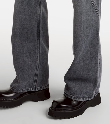 JW Anderson Twisted faded wide-leg jeans