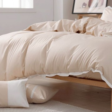 好關係 HAOKUANXI | 香草奶棕 純境長纖棉被套