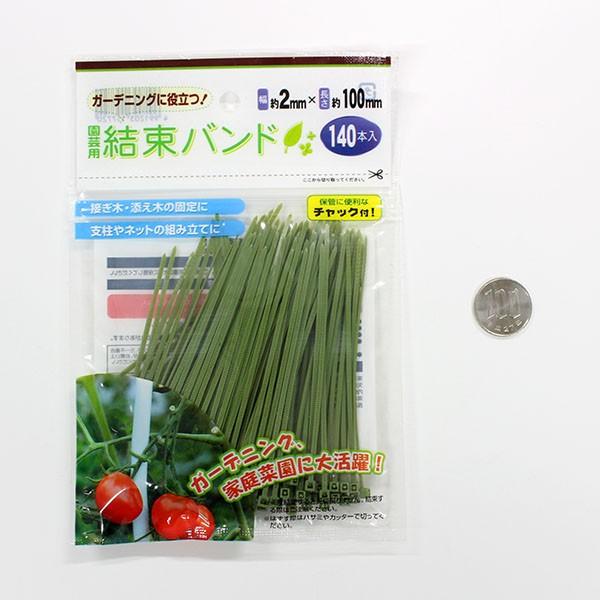 エコー金属 園芸用結束バンド 幅2x長さ100mm 入