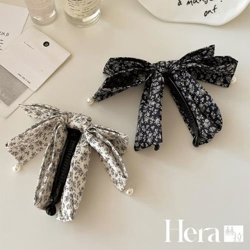 【HERA 赫拉】法式碎花香蕉夾垂直馬尾夾兩入組 H115052505