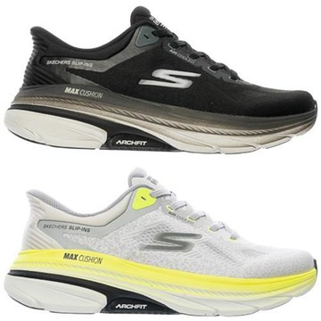 Skechers 慢跑鞋 男鞋 足弓支撐 GO RUN MAX CUSHIONING ARCH FIT 2.0 220584BLK/220584WGY