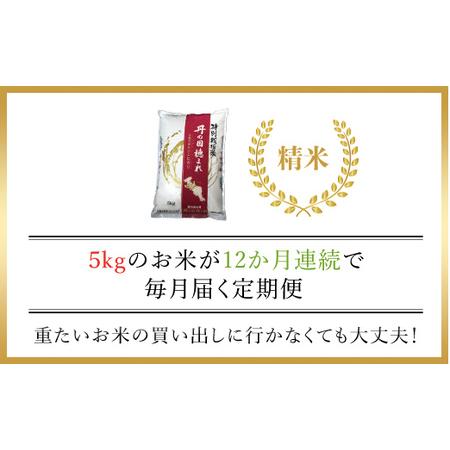 ふるさと納税 特別栽培米 コシヒカリ 丹の国穂まれ 精米5kg×12回(60kg) FCCR002 京都府福知山市