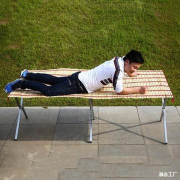 21米貨架竹席竹排片竹板另配地攤架子厚折疊擺攤工具竹簾廠家直銷