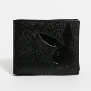 PLAYBOY - 中翻短夾  Transcend系列 - 黑色